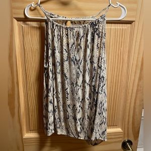 Maurices snake skin tank top